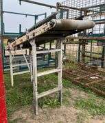 (1) Conveyor belt 97.5" L x 28" W, row:4