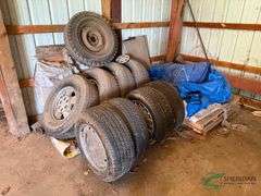 Assorted tire and rims