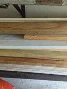 Shelf misc wood pieces