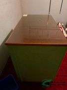 4 Drawer file cabinet Peg board and flower cabinet