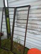 Folding metal rack