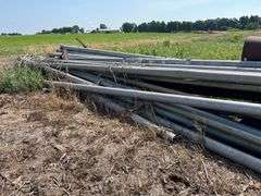 Irrigation pipe, 30 ft., hook and latch, most are 6”, some 4”