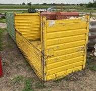 (2) Wire racks 108" L x 44" W x 55.5" H, row:4