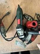Metabo grinder and Milwaukee magnum drill