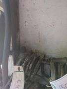 C-clamps, jumper cables, and come-along