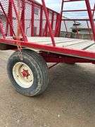 Easy Trail Square Bale Thrower Wagon, row:2