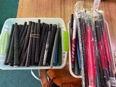 Numerous club grips