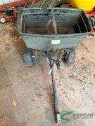 Tow behind broadcast spreader