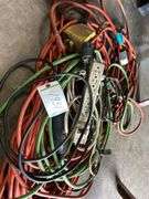Miscellaneous extension cords and power strip