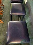 4 Padded bar stools