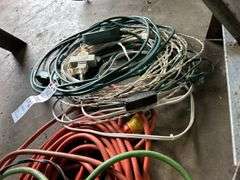 Miscellaneous extension cords and power strip