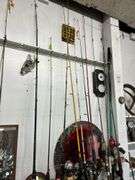 Fishing poles and items