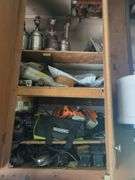 Contents of cabinets