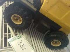 Mini yellow tractors