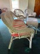 Wicker patio furniture