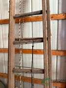 Wooden extension ladder