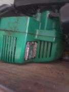 Green hedge trimmer