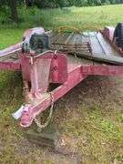 Dual axle flat bed trailer