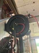 Air compressor and hose reel