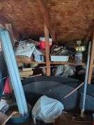 Contents of right side of attic
