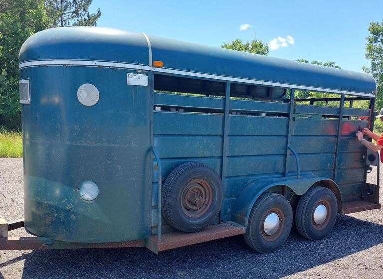 1983 S&H Stockman Trailer 16ft.