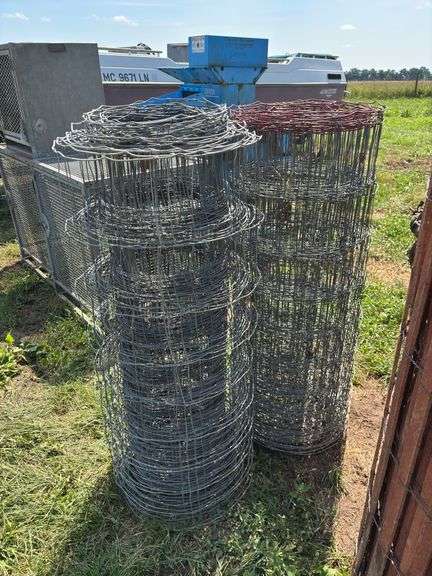 (2) rolls of braided wire fence, row:10 image