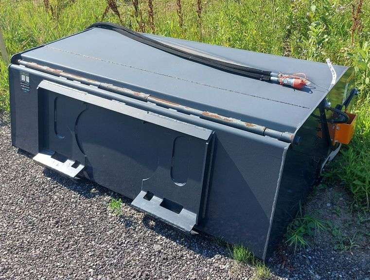 Wolverine Skid Steer Bucket Broom Sweeper 6' image