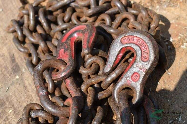 20' 9/32" Chain- Hooks at Both Ends