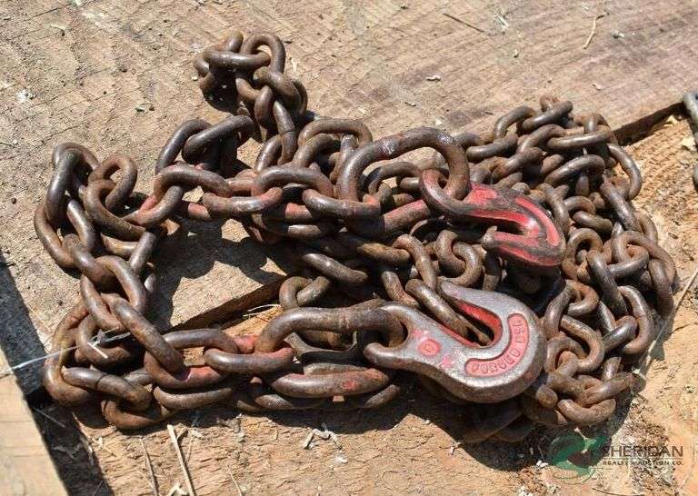 20' 9/32" Chain- Hooks at Both Ends
