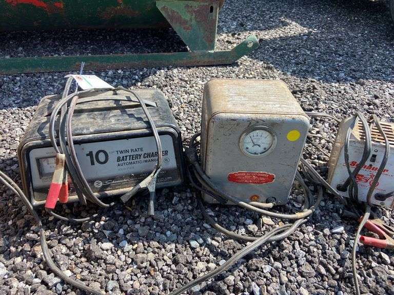 3 battery chargers