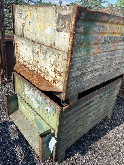 (2) Steel Tubs