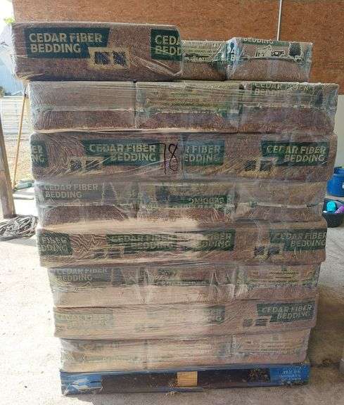 Partial Pallet of Cedar Fiber Bedding