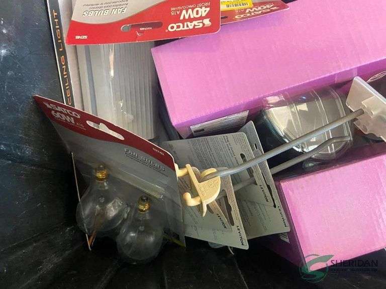 Numerous New hardware items TOTES NOT INCLUDED