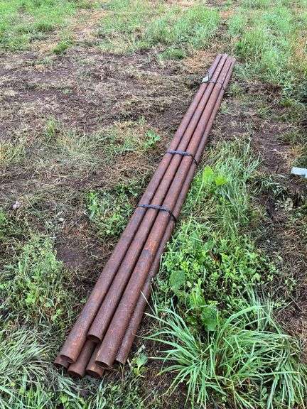 (7) pieces of 2 3/4" OD steel tube, 12-13' L, row:10 image