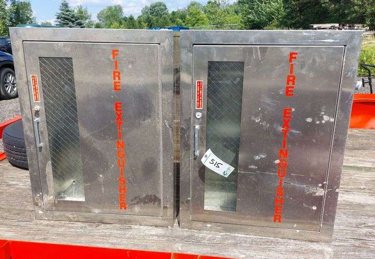 (2) Stainless Steel Cabinets image