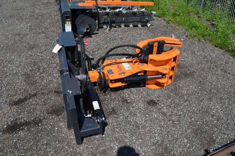 Land honor Quick attach rotating log pipe grapple image