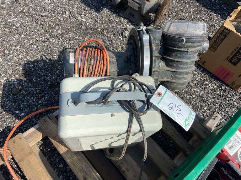 Pool pump and electric heater