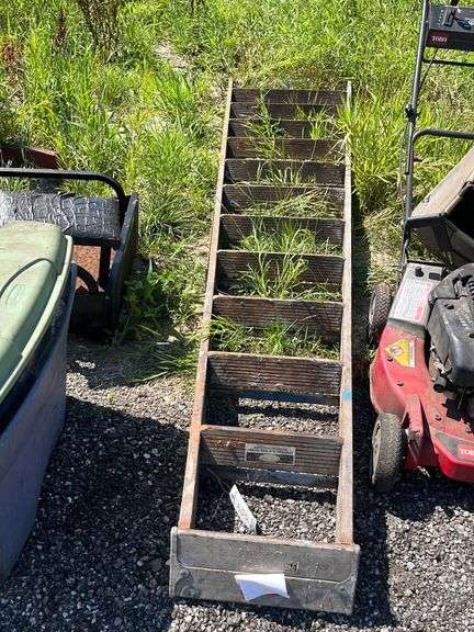 12 ft Wooden ladder image