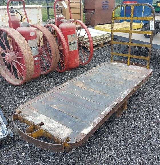 Wooden Cart on Wheels
