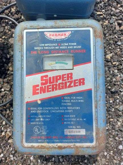 (2) PARMAK Low Impedance Fence Chargers 110 Volt