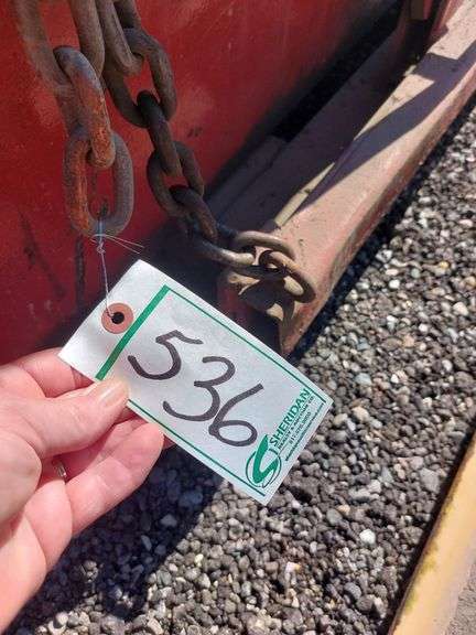 Forklift Tip Dumpster Hopper