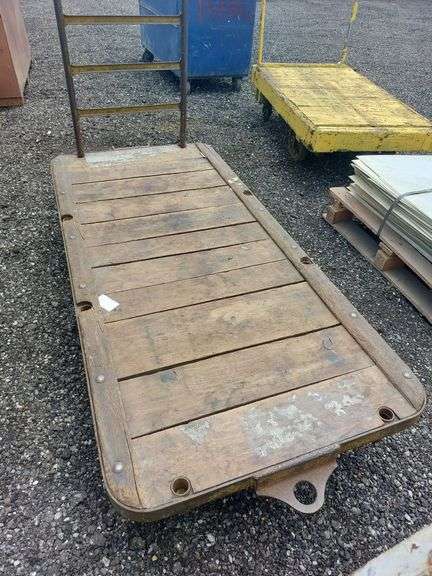Wooden Cart on Wheels