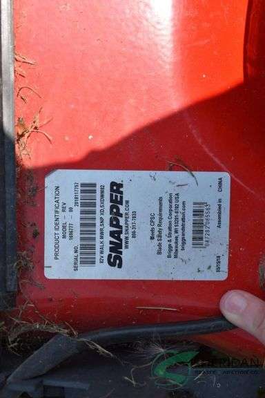 Snapper XD Electric Lawn Mower- Battery Operated