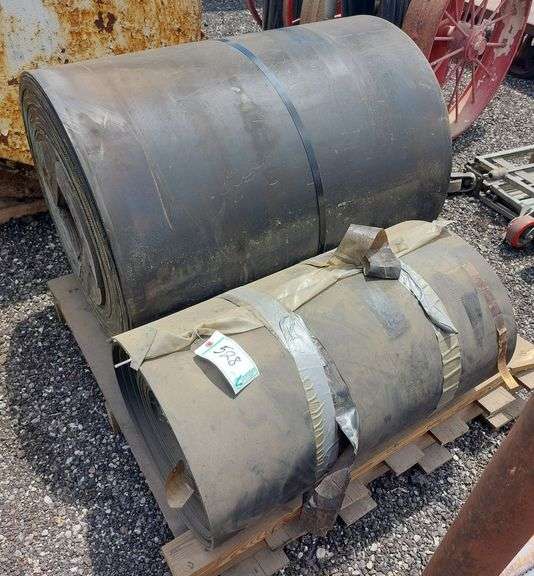 (2) Rolls of Conveyor Belting