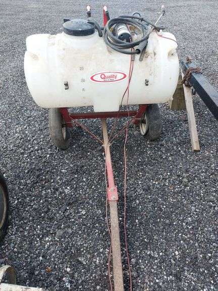 25 Gallon Pull-Type Sprayer w/ Self Regulating Pump & Hand Wand image