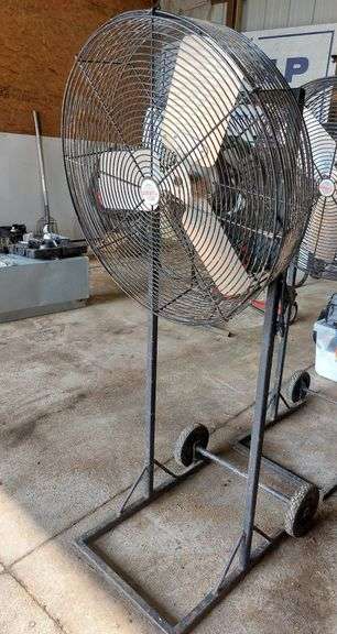 Sullivan Supply Turbo Livestock Fan on Wheeled  Cart