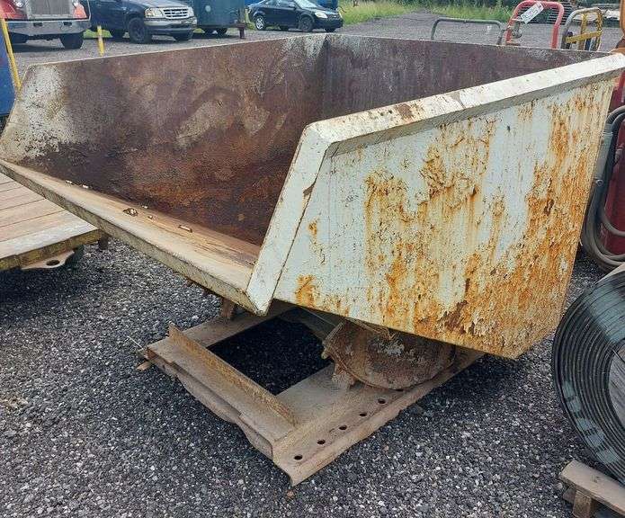 Forklift Tip Dumpster Hopper