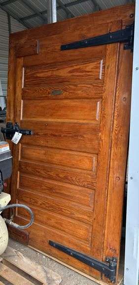 Antique Bar Cooler Door 80" tall x 50" wide: bldg green image