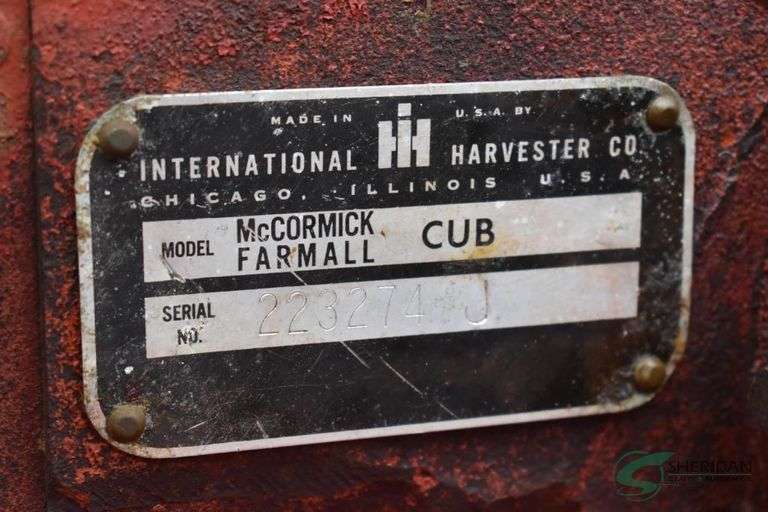 1963 Farmall Cub