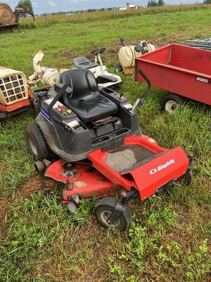 Simplicity 52" zero turn mower, K, row:10 image
